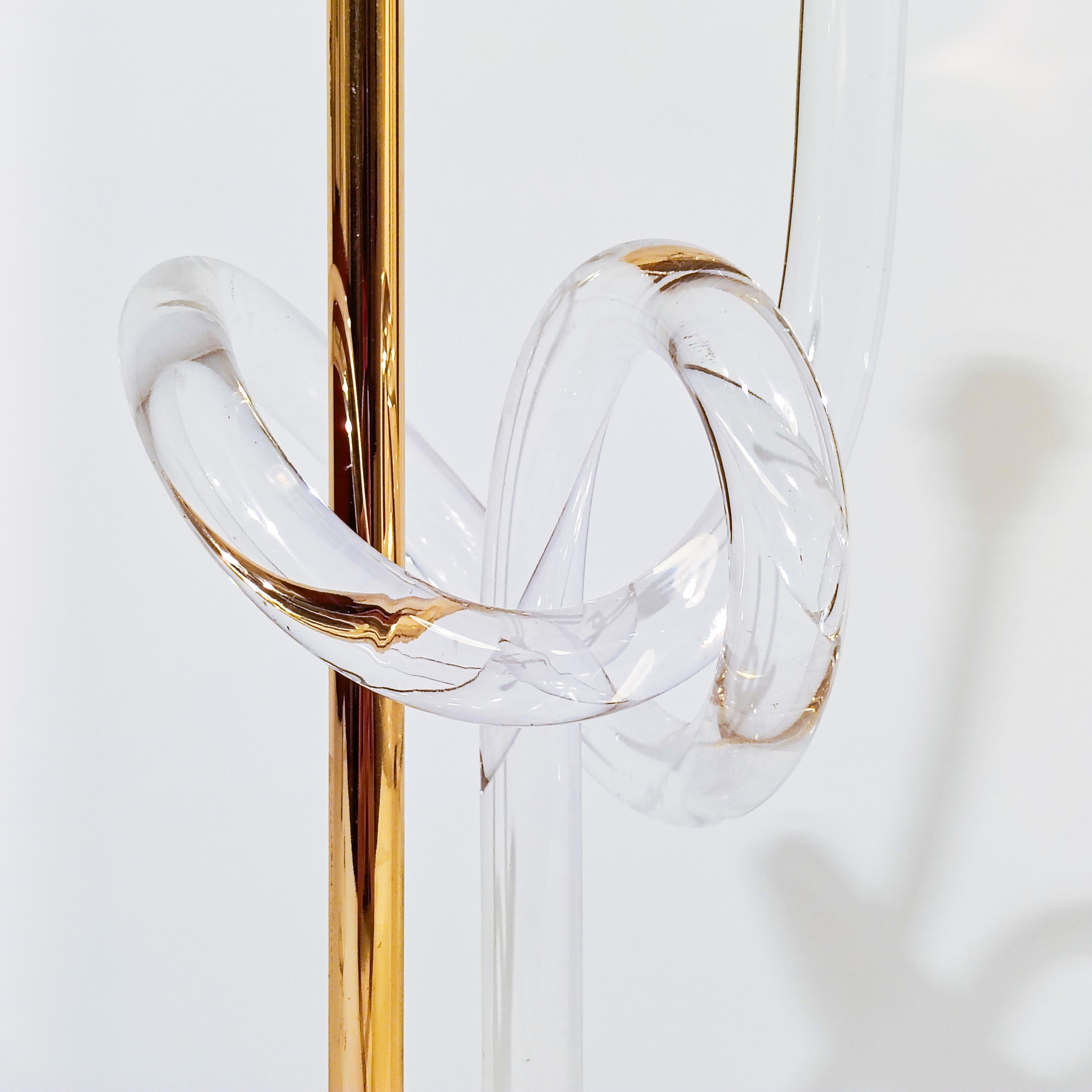 Dorothy Thorpe. Lucite table lamp by Elaine Bscheider, USA, 1970s For Sale 2