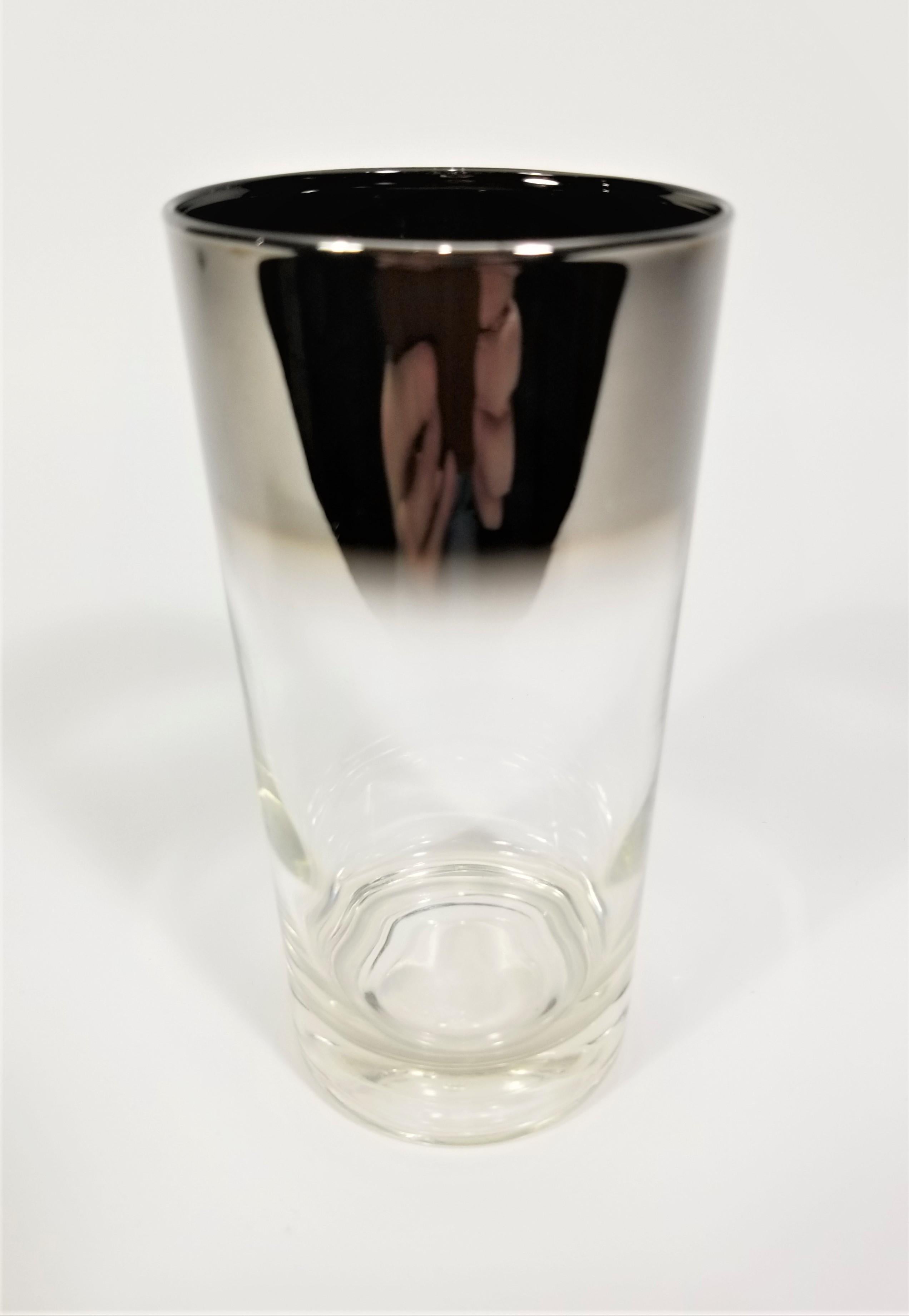 Dorothy Thorpe Mid Century 1960s Glassware Barware Set of 8 For Sale 3