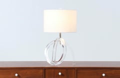 Dorothy Thorpe “Pretzel” Lucite Table Lamp