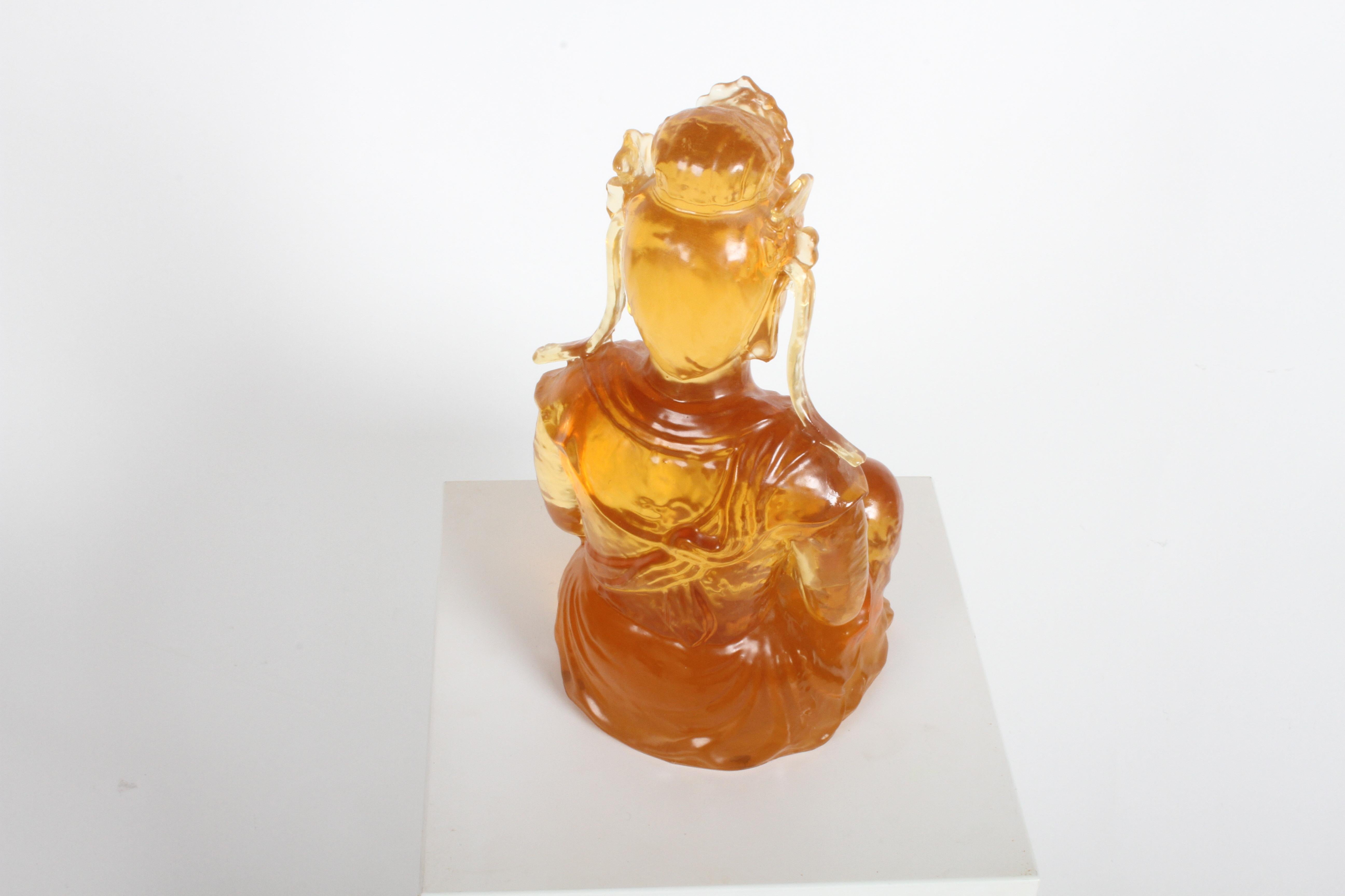 Dorothy Thorpe Resin Buddha In Good Condition For Sale In St. Louis, MO