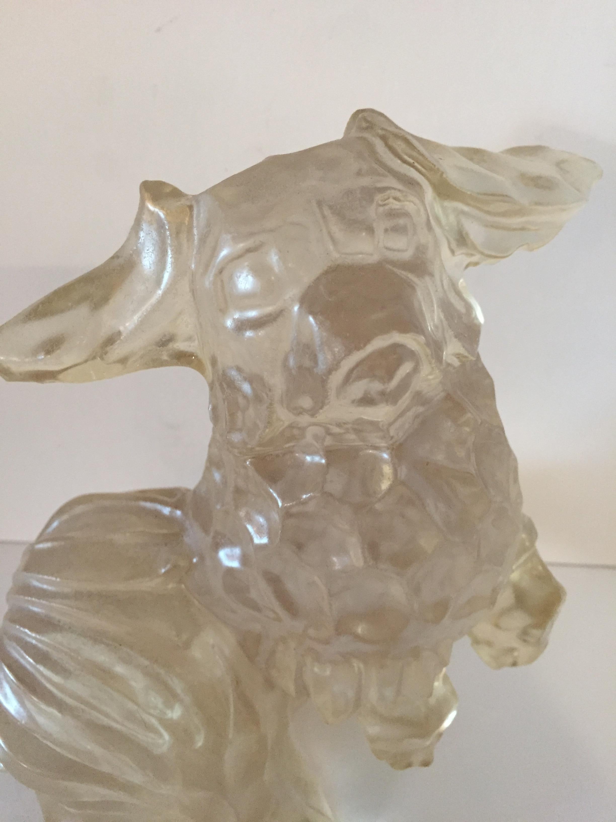 Molded Dorothy Thorpe Resin Pekingese Dog Sculpture For Sale