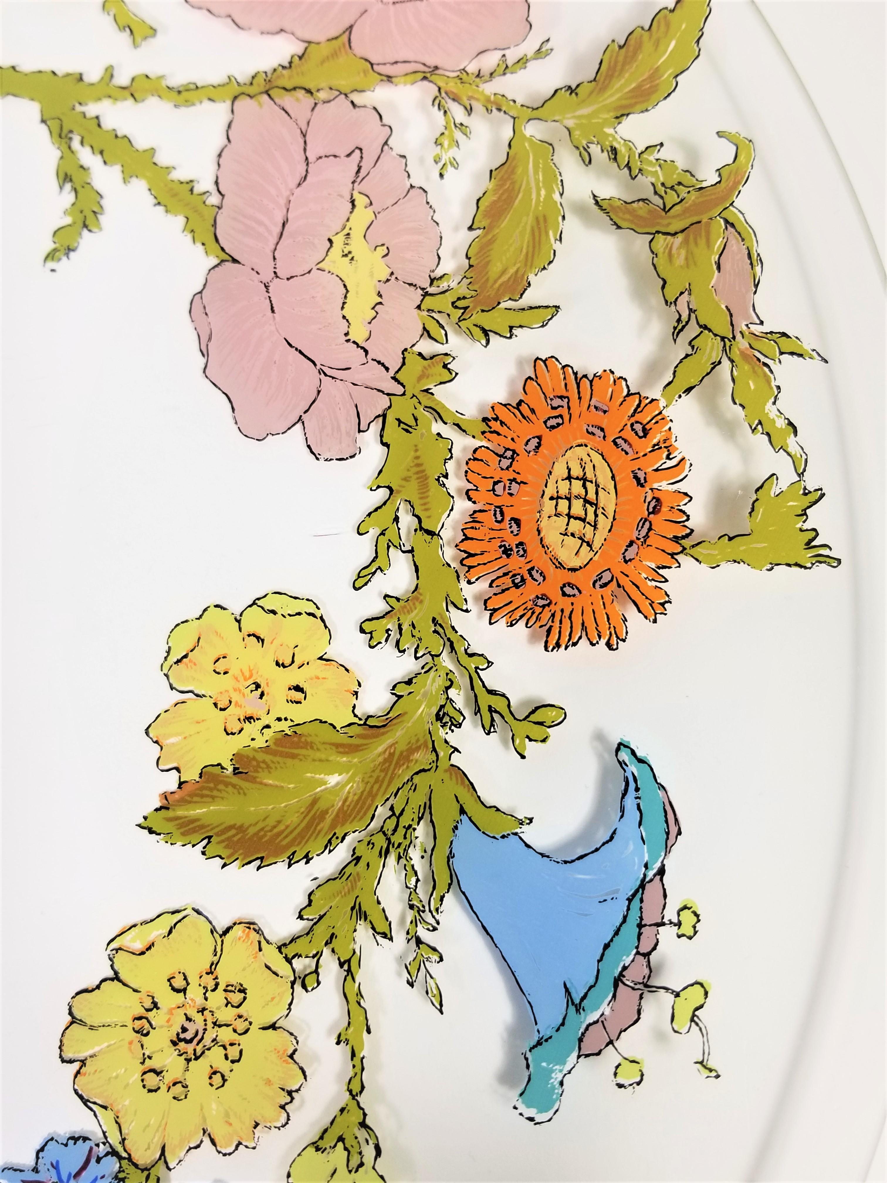 Dorothy Thorpe Signed and Hand Painted Platter 3