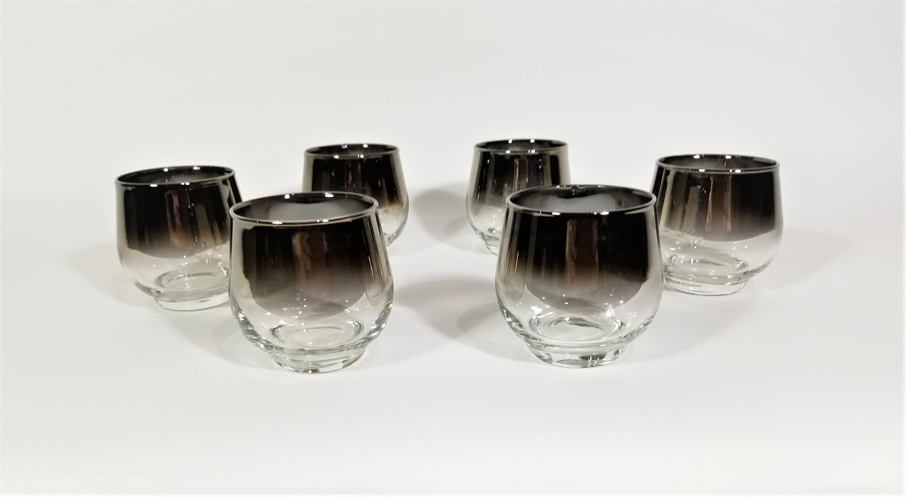 Dorothy Thorpe Silver Glassware Barware Mid Century, 1960s 3
