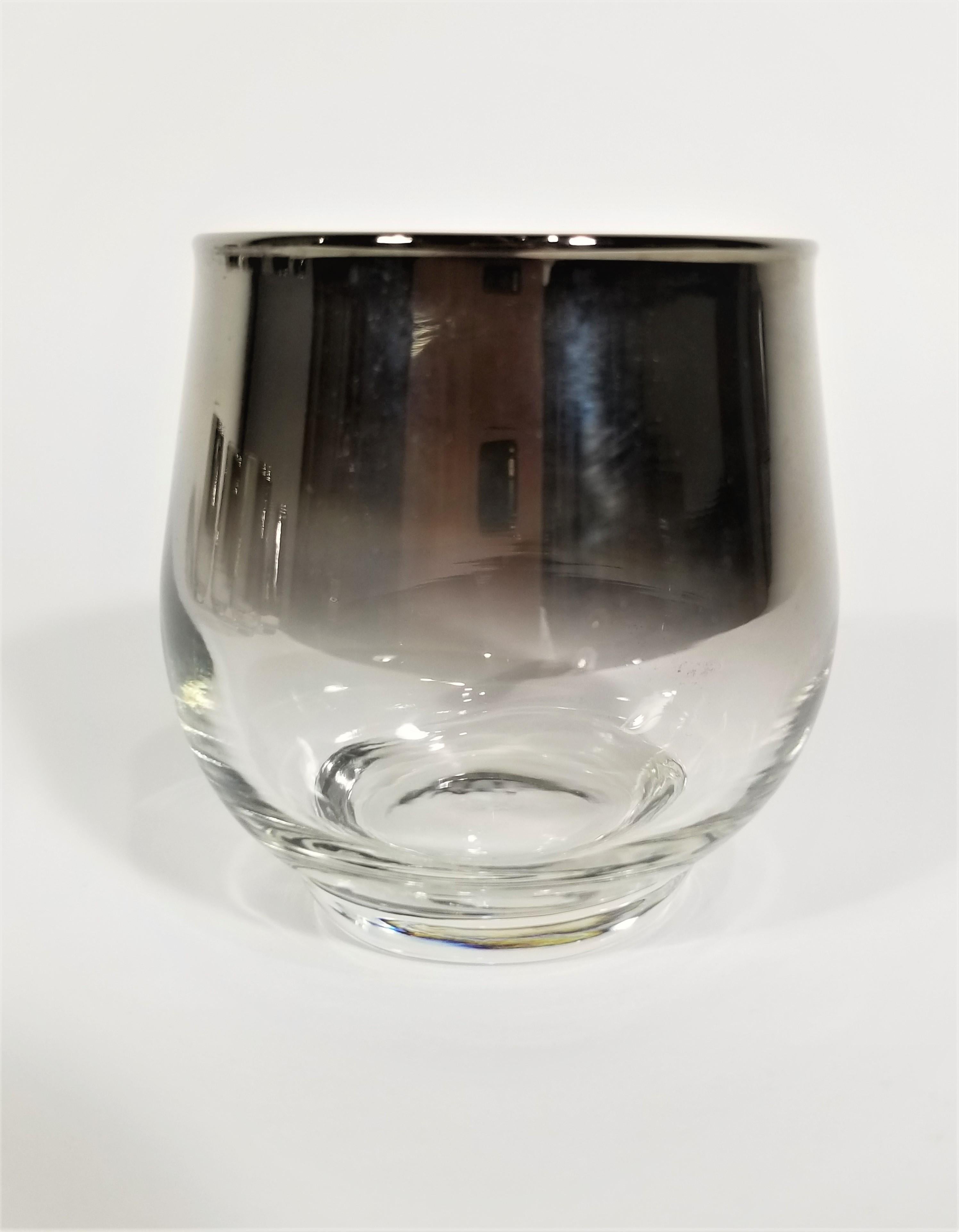 20th Century Dorothy Thorpe Silver Glassware Barware Mid Century, 1960s