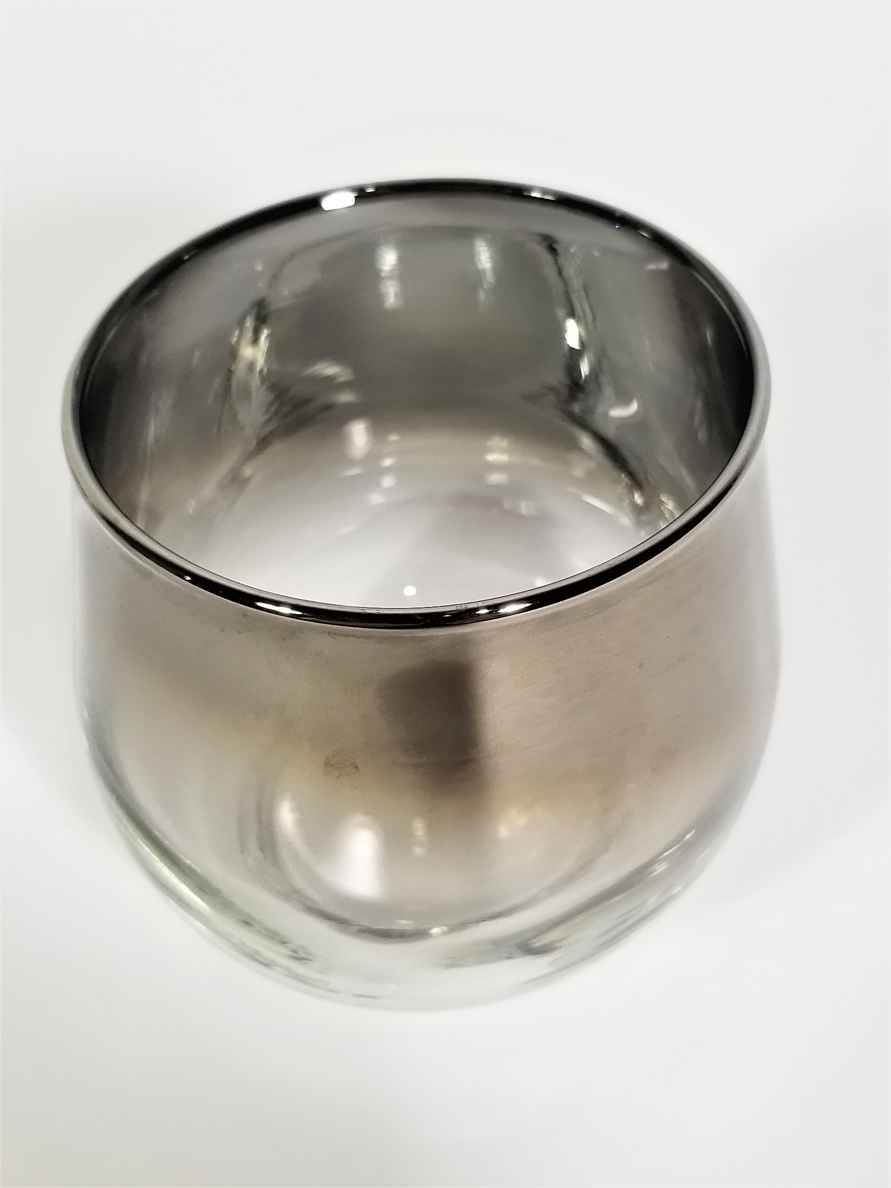 Dorothy Thorpe Silver Glassware Barware Mid Century, 1960s 1