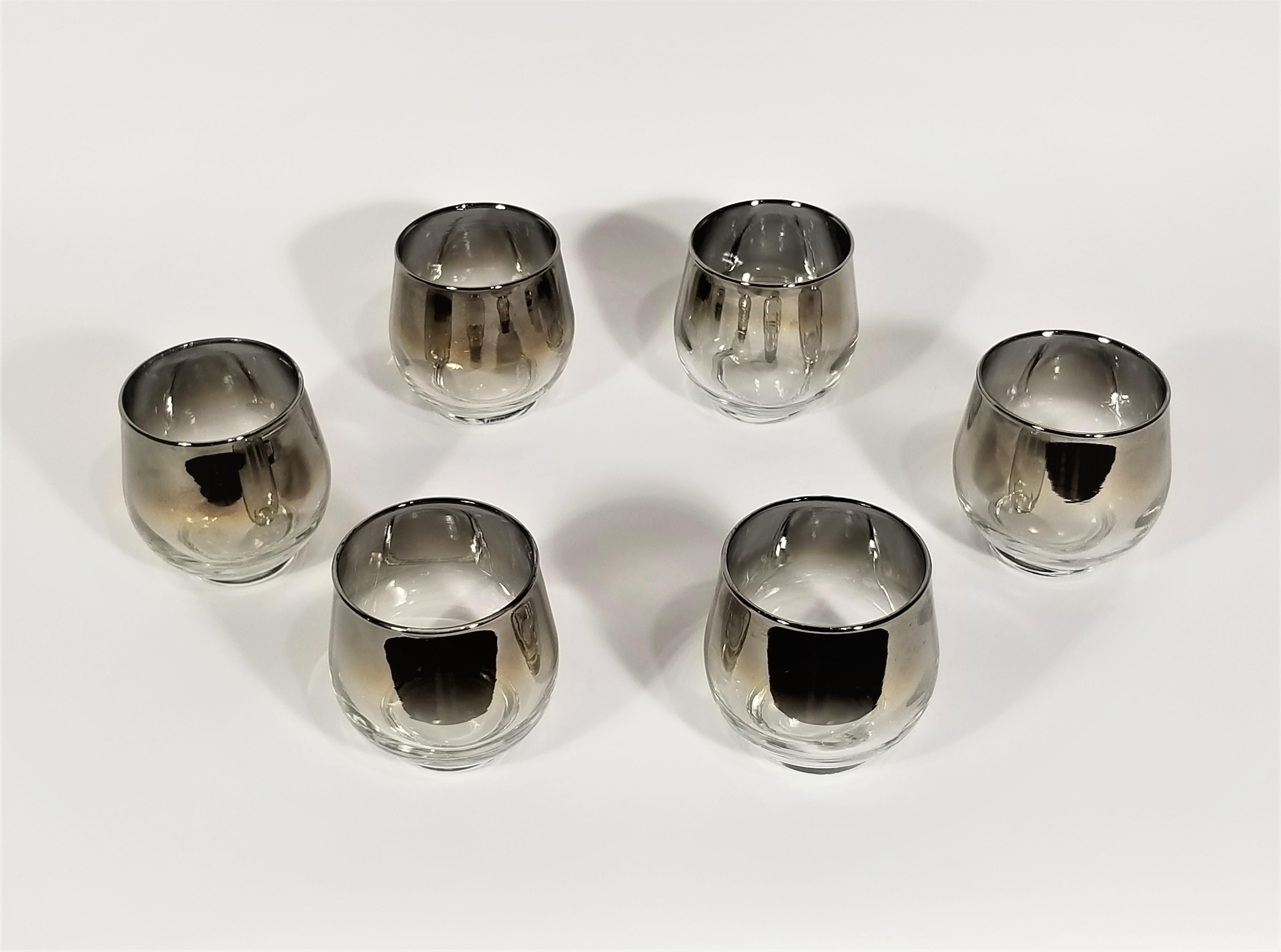 Dorothy Thorpe Silver Glassware Barware Mid Century, 1960s 2