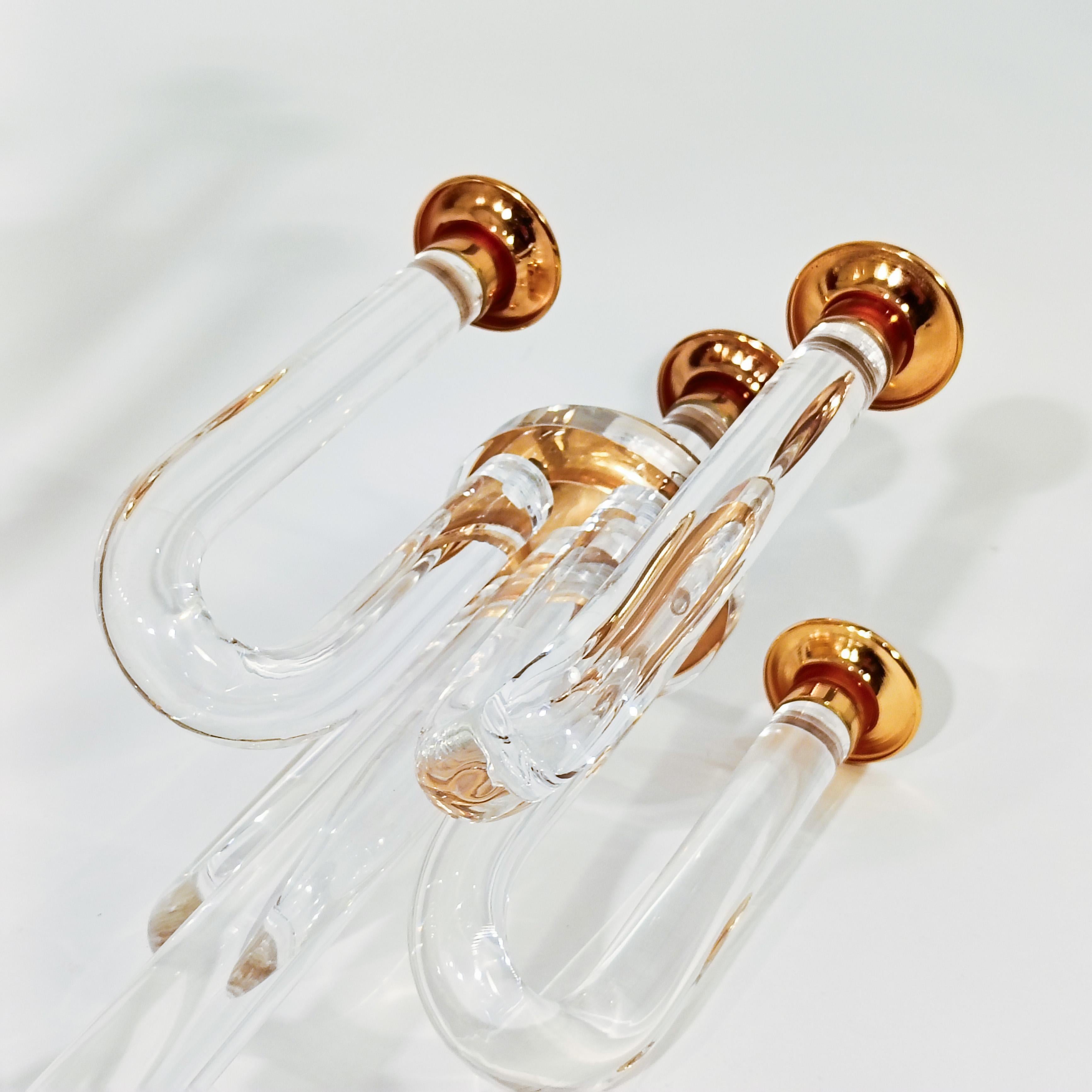 Stile Dorothy Thorpe. Candelabri Hollywood Regency, Italia, anni '80 in vendita 4