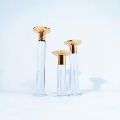 Al estilo de Dorothy Thorpe. Enormes candelabros Hollywood Regency, Italia, años 80