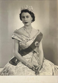 Queen Elizabeth II, signed photograph, by Dorothy Wilding