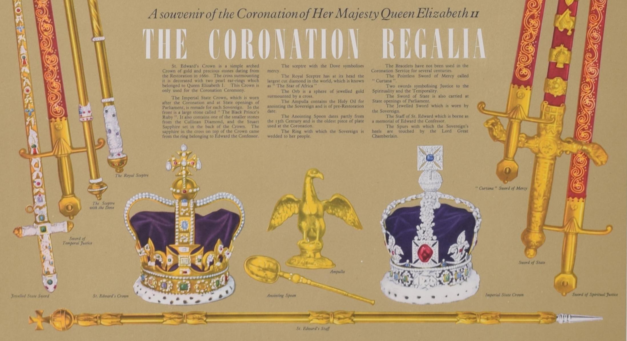 1953 Coronation Regalia von Königin Elisabeth II., Plakat für National Savings (Moderne), Print, von Dorothy Wilding