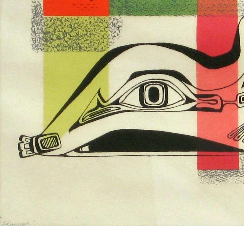Dorr Bothwell, California Surrealist, Serigraph Titled 