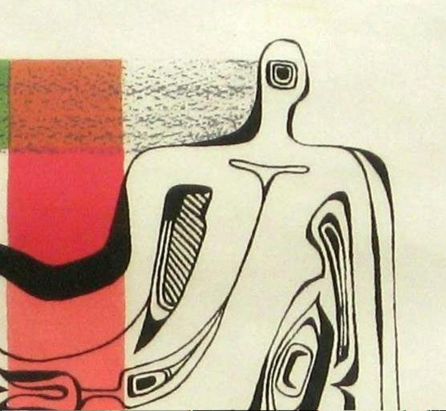 Dorr Bothwell, California Surrealist, Serigraph Titled 