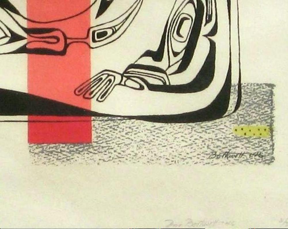 Dorr Bothwell, California Surrealist, Serigraph Titled 