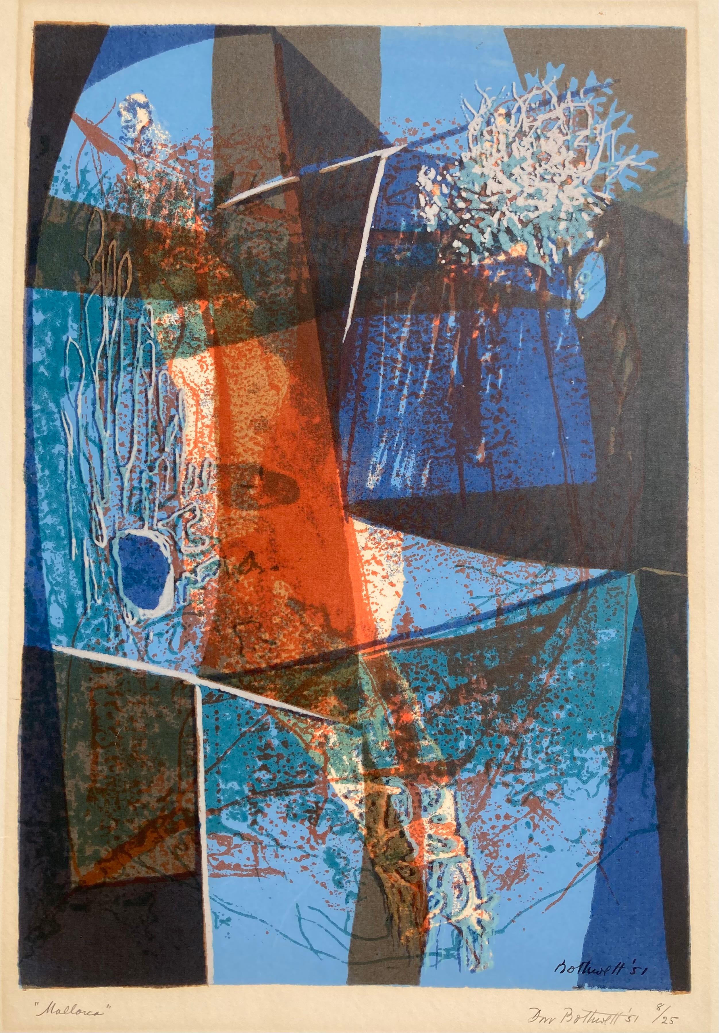 Dorr Bothwell Abstract Print - MALLORCA