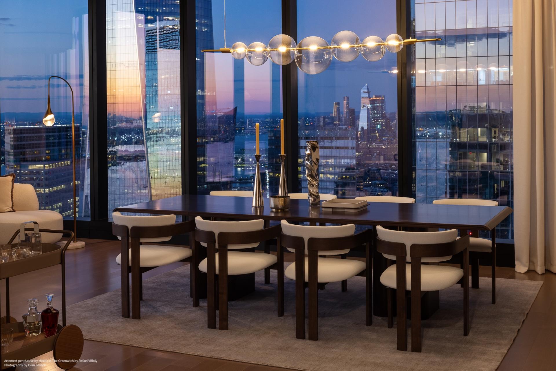 Dòry Lustre artisanal contemporain à cinq Lights Laiton, verre soufflé, dimmable Neuf - En vente à Reggio Emilia, IT