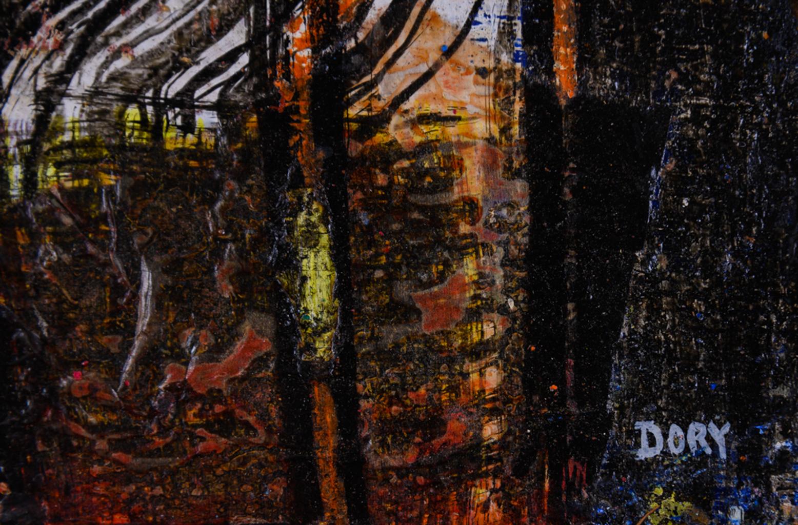 Dory (americano) Pittura ad olio astratta originale su Wood in vendita 9