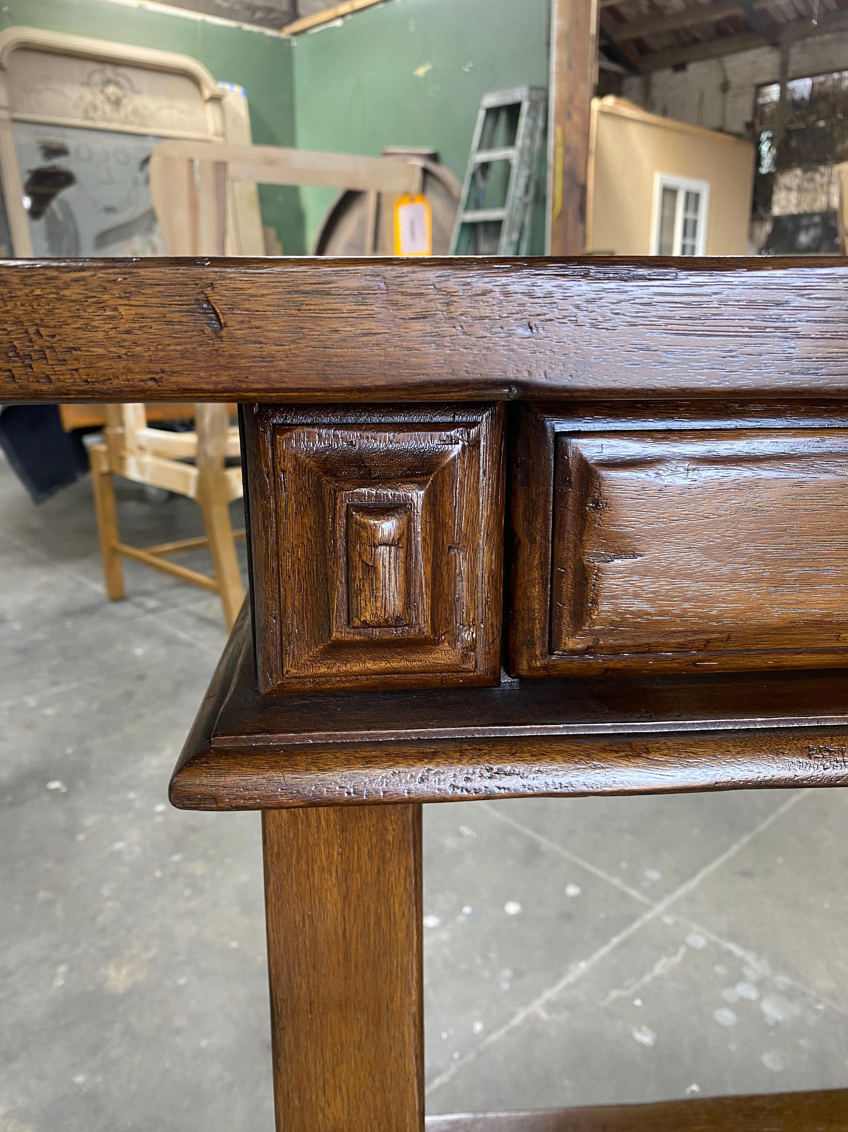 Dos Gallos Custom Console With Drawers For Sale 8