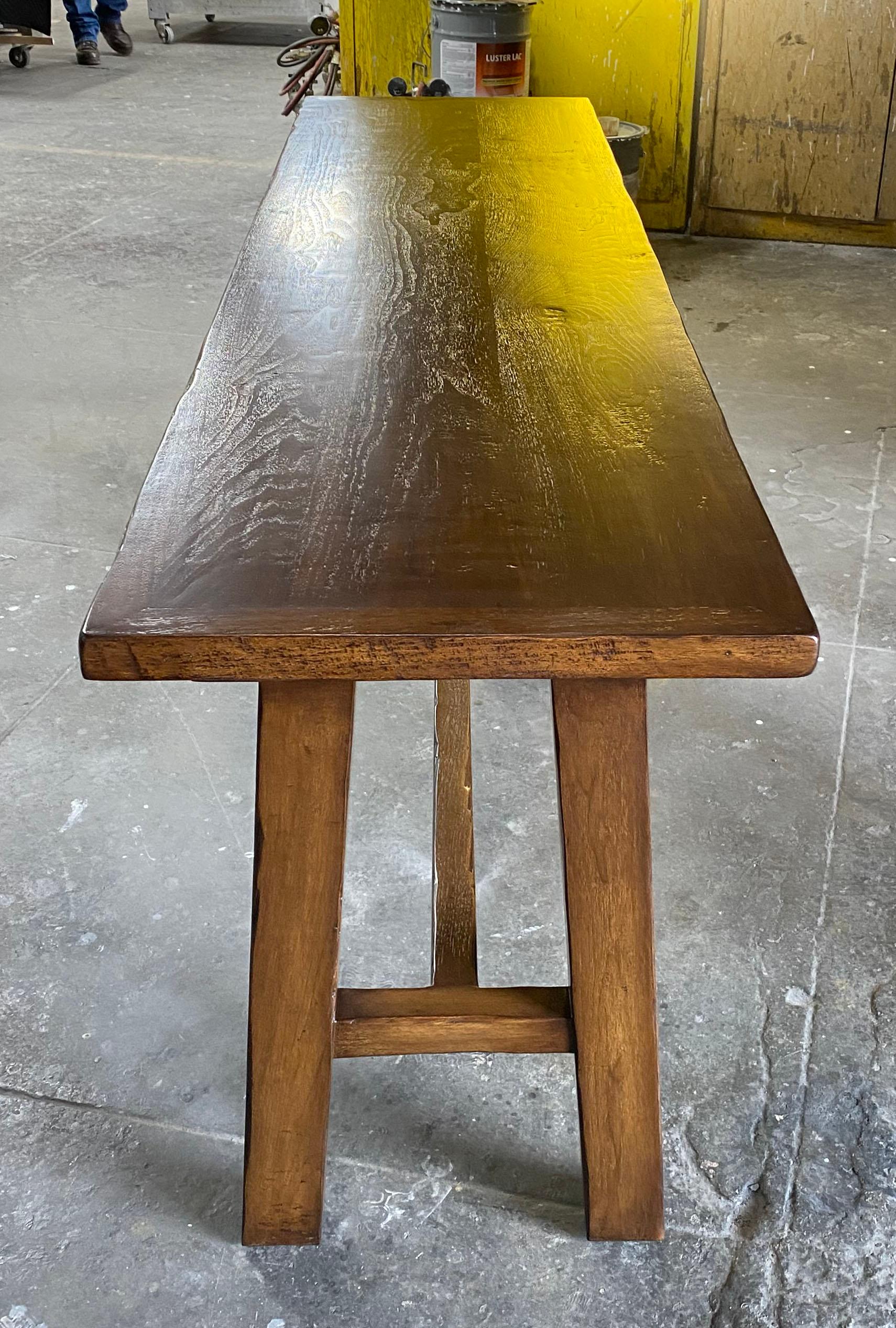 Dos Gallos Custom Console With Drawers For Sale 1