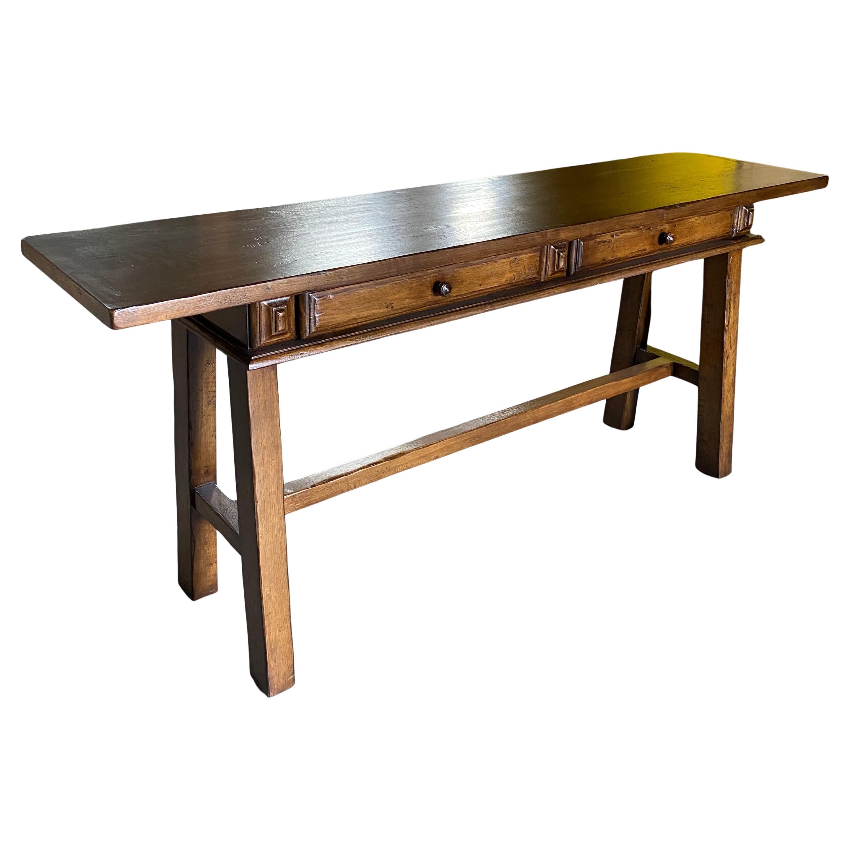 Dos Gallos Custom Console With Drawers