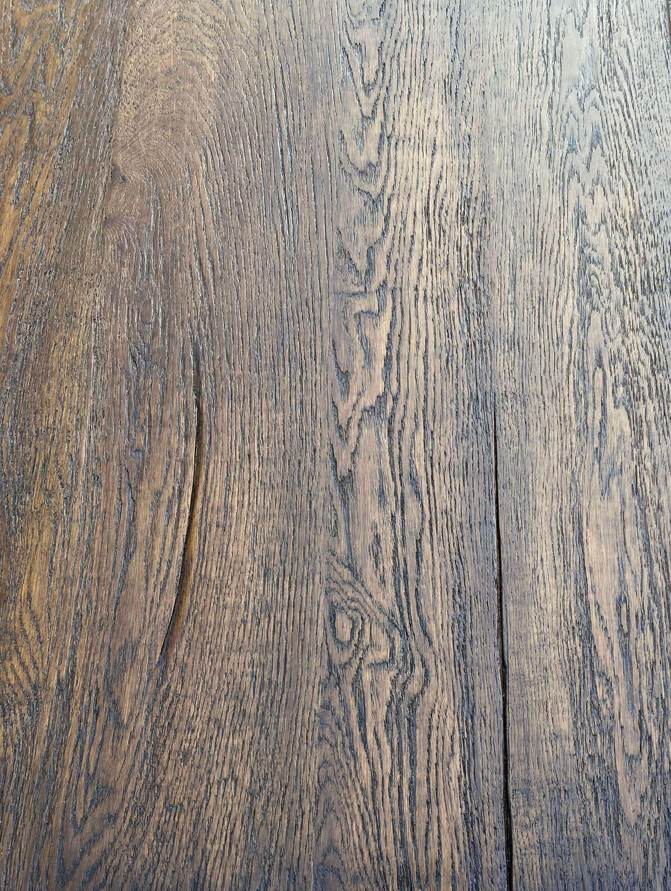 Table basse à base cubique sur mesure de Dos Gallos en Oak Oak en vente 1