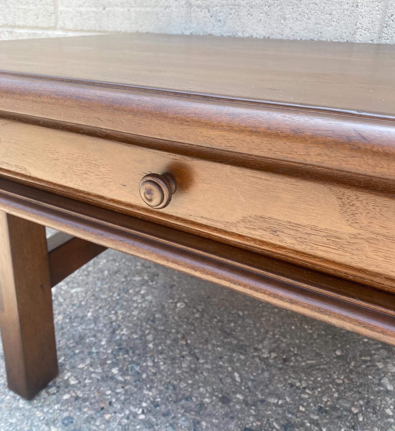American Dos Gallos Custom Japanese Style Coffee Table For Sale