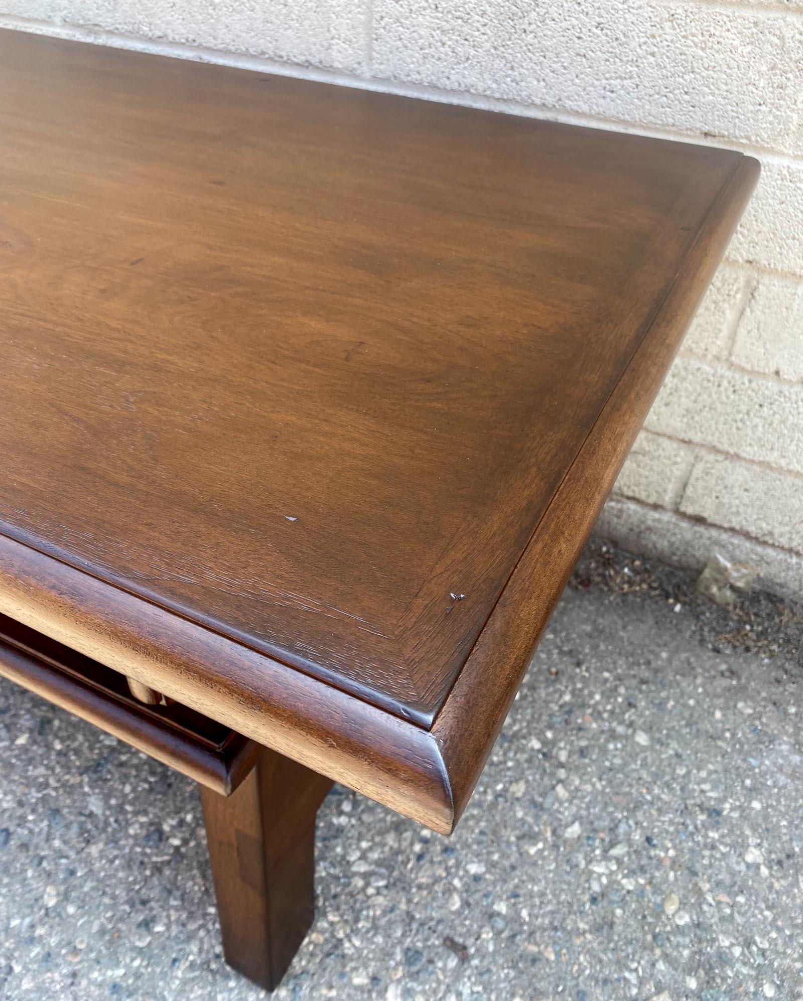 Dos Gallos Custom Japanese Style Coffee Table In New Condition For Sale In Los Angeles, CA
