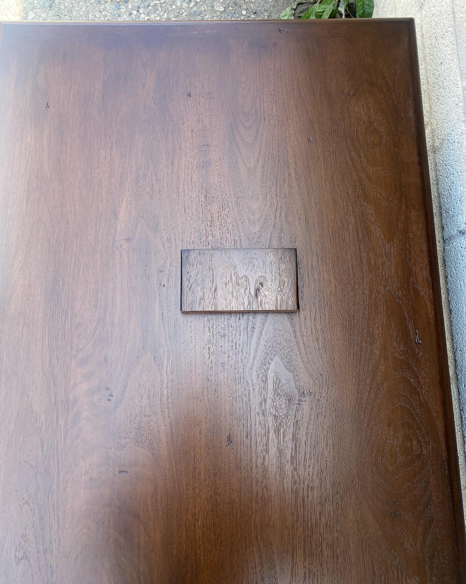 Walnut Dos Gallos Custom Japanese Style Coffee Table For Sale
