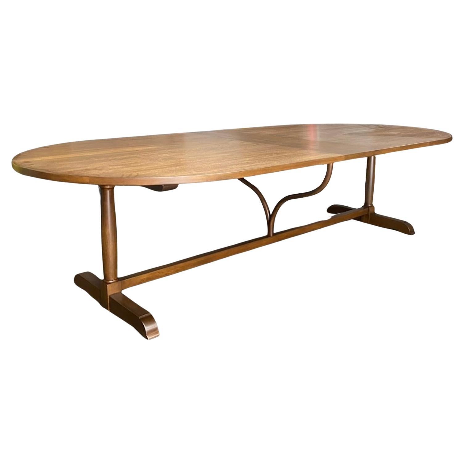 Dos Gallos Custom Oval Wine Tasting Table For Sale