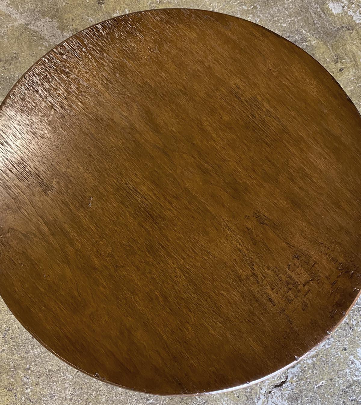 Dos Gallos Custom Selma Side Table in Walnut by Dos Gallos Studio In New Condition For Sale In Los Angeles, CA