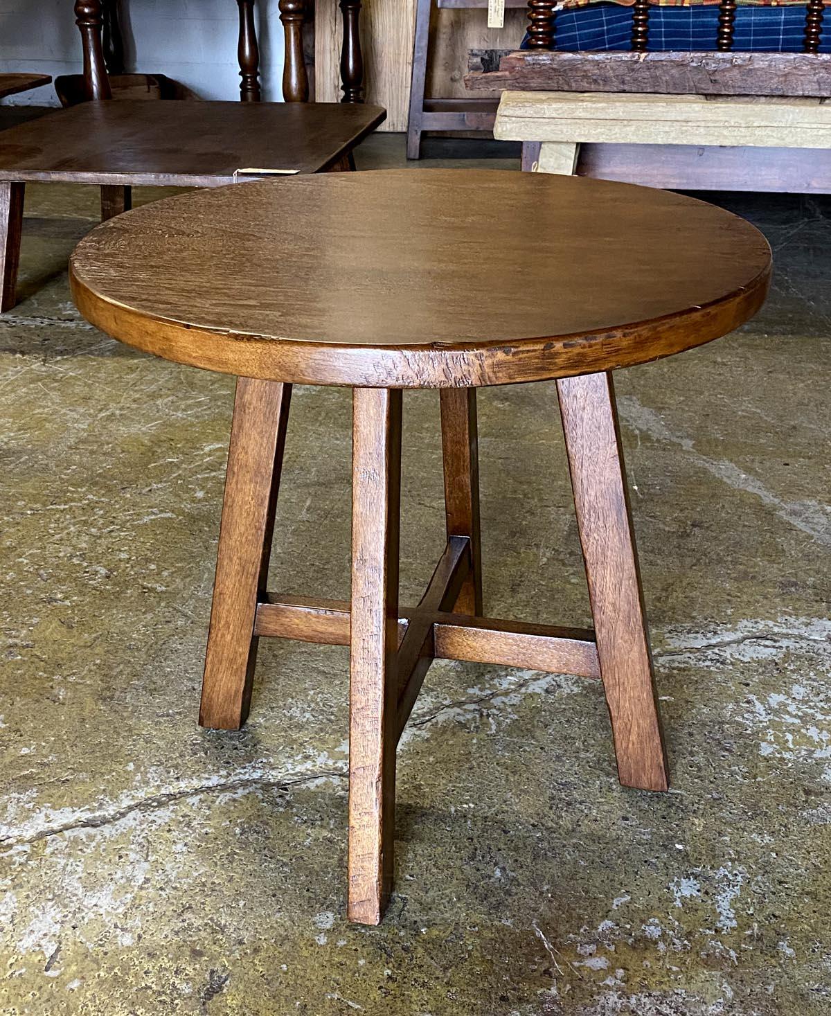 Dos Gallos Custom Selma Side Table in Walnut by Dos Gallos Studio For Sale 2