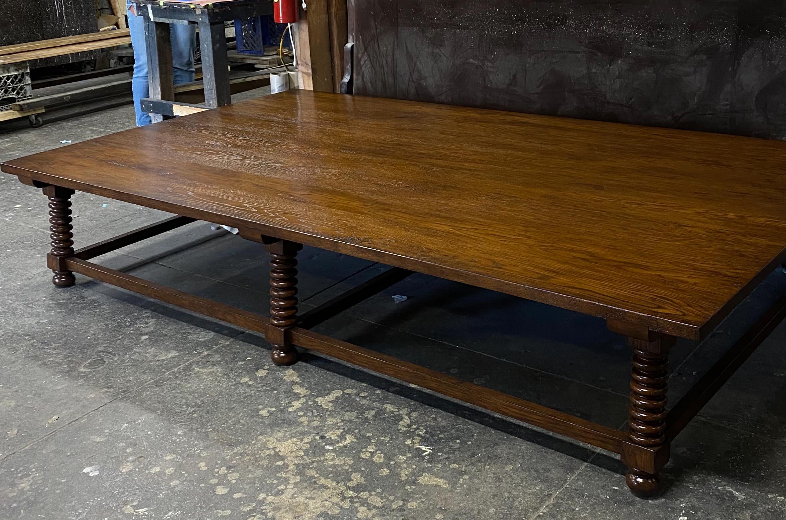 spindle leg coffee table