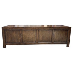 Dos Gallos Custom Walnut Bola Cabinet - Made in Los Angeles