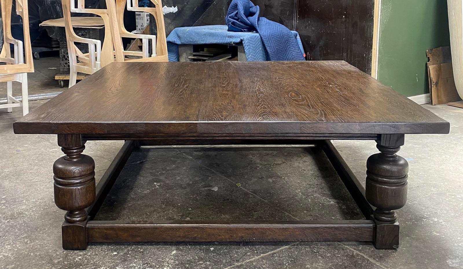 Dos Gallos Studio Custom Baroque Coffee Table In New Condition For Sale In Los Angeles, CA