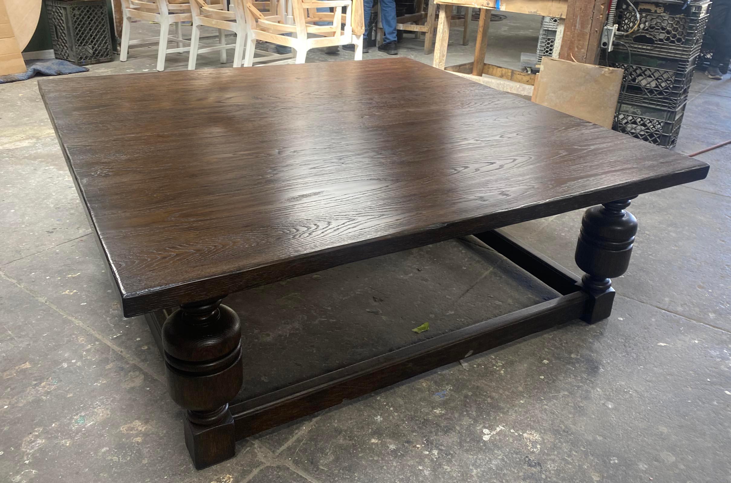 Contemporary Dos Gallos Studio Custom Baroque Coffee Table For Sale