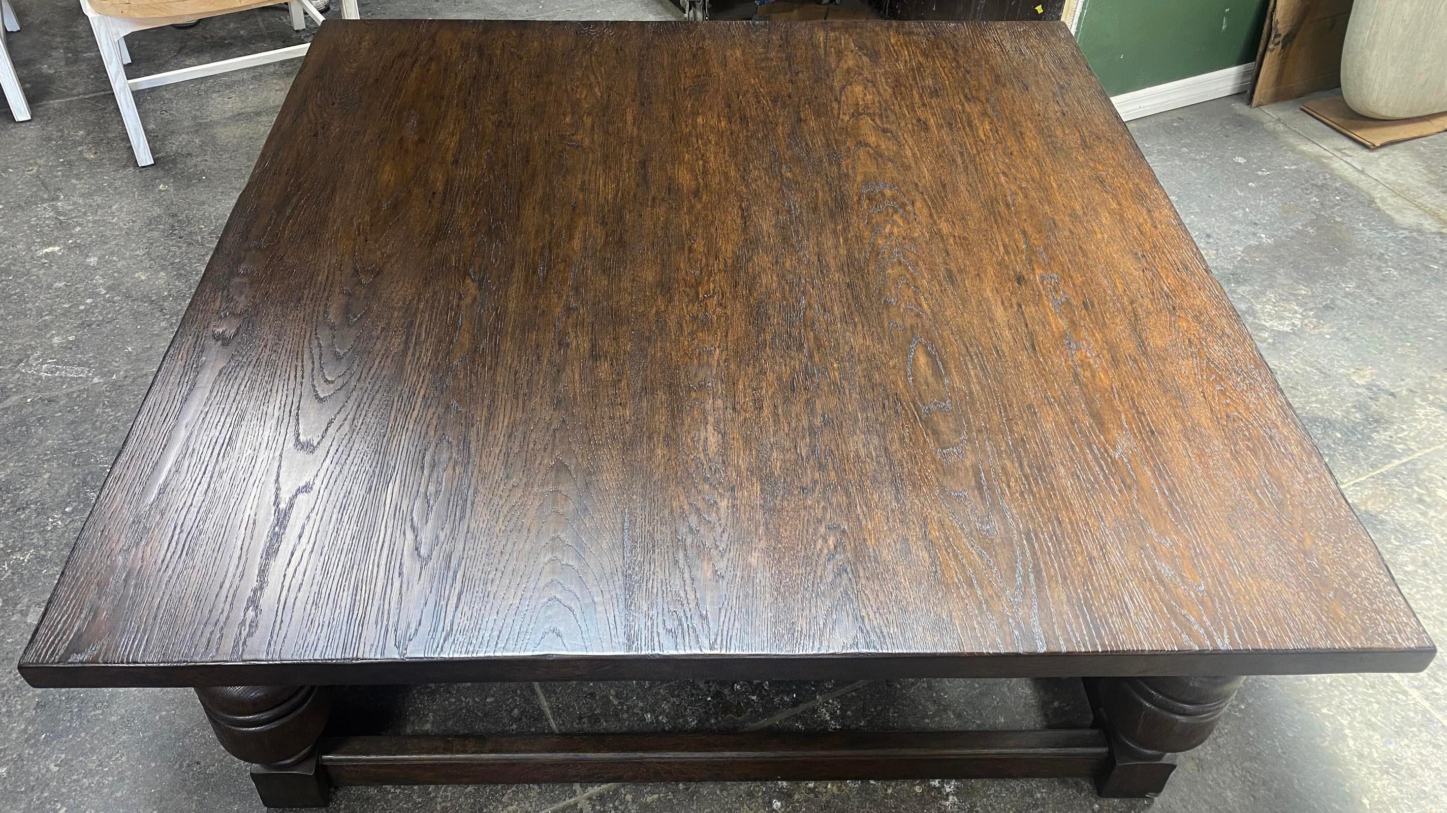 Dos Gallos Studio Custom Baroque Coffee Table For Sale 2