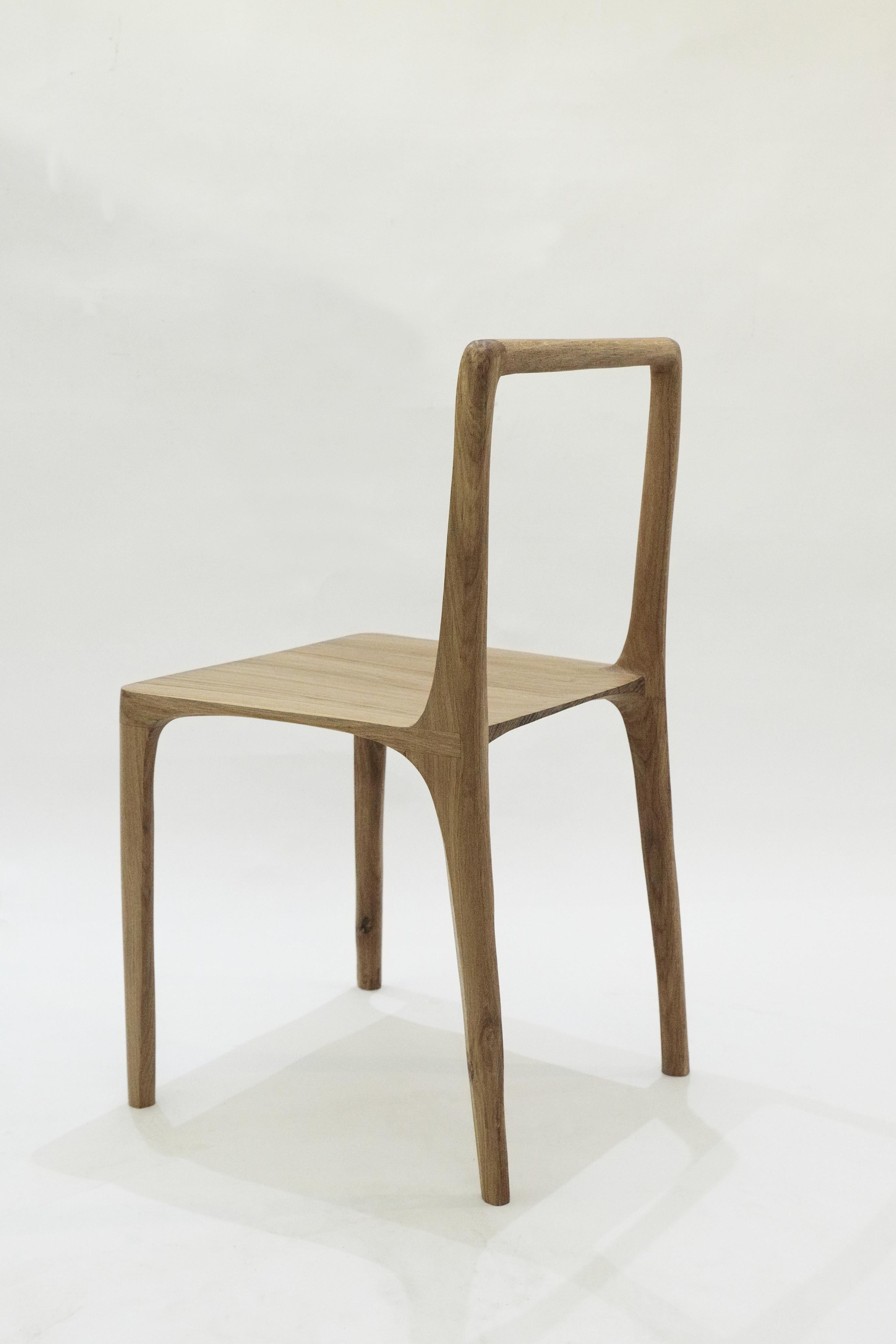 French Dot Chair, Hand-Sculpted and Signed by Cedric Breisacher For Sale