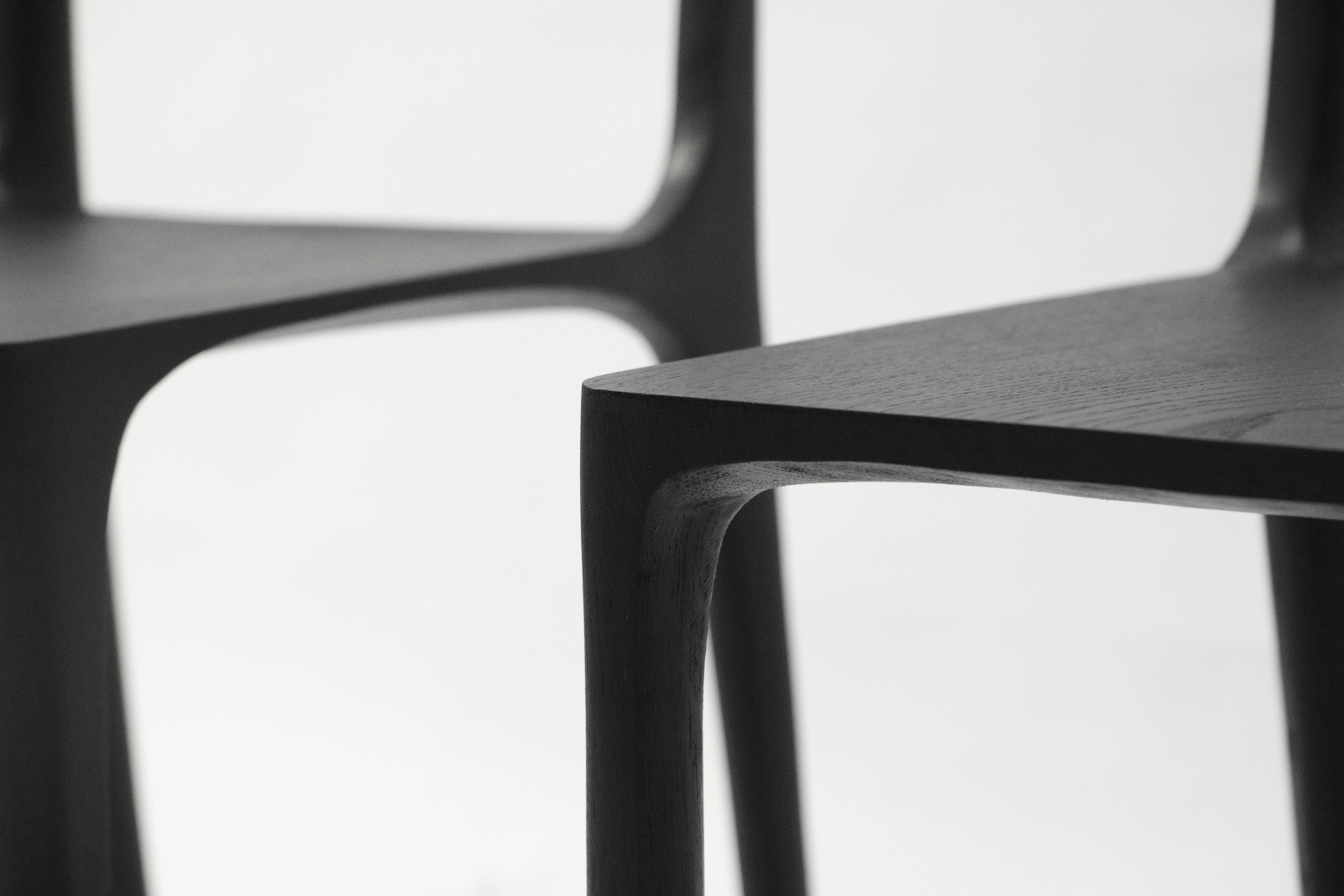 Contemporary Dot Chair, Hand-Sculpted and Signed by Cedric Breisacher For Sale