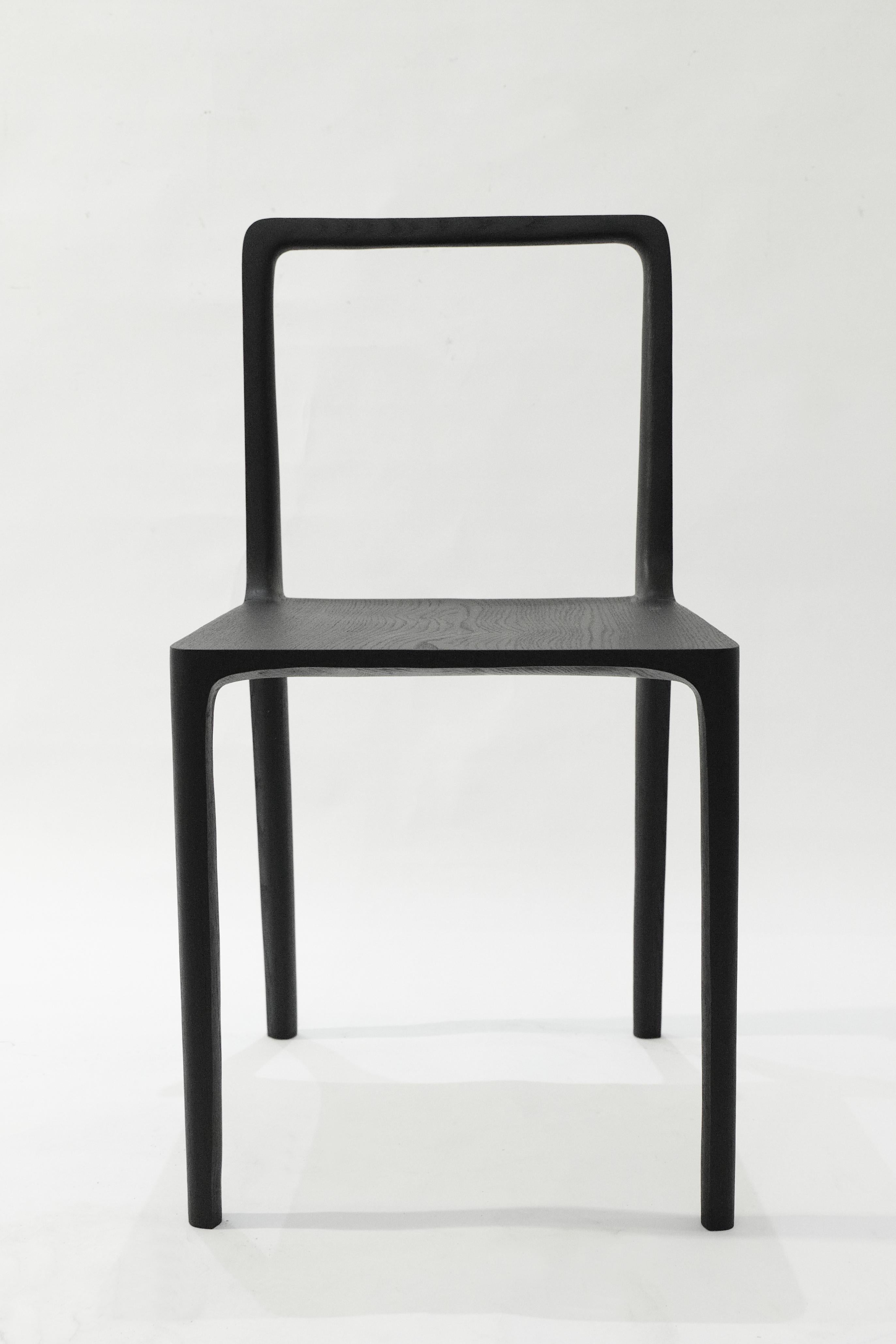 Modern Dot Chair, Hand-Sculpted and Signed by Cedric Breisacher