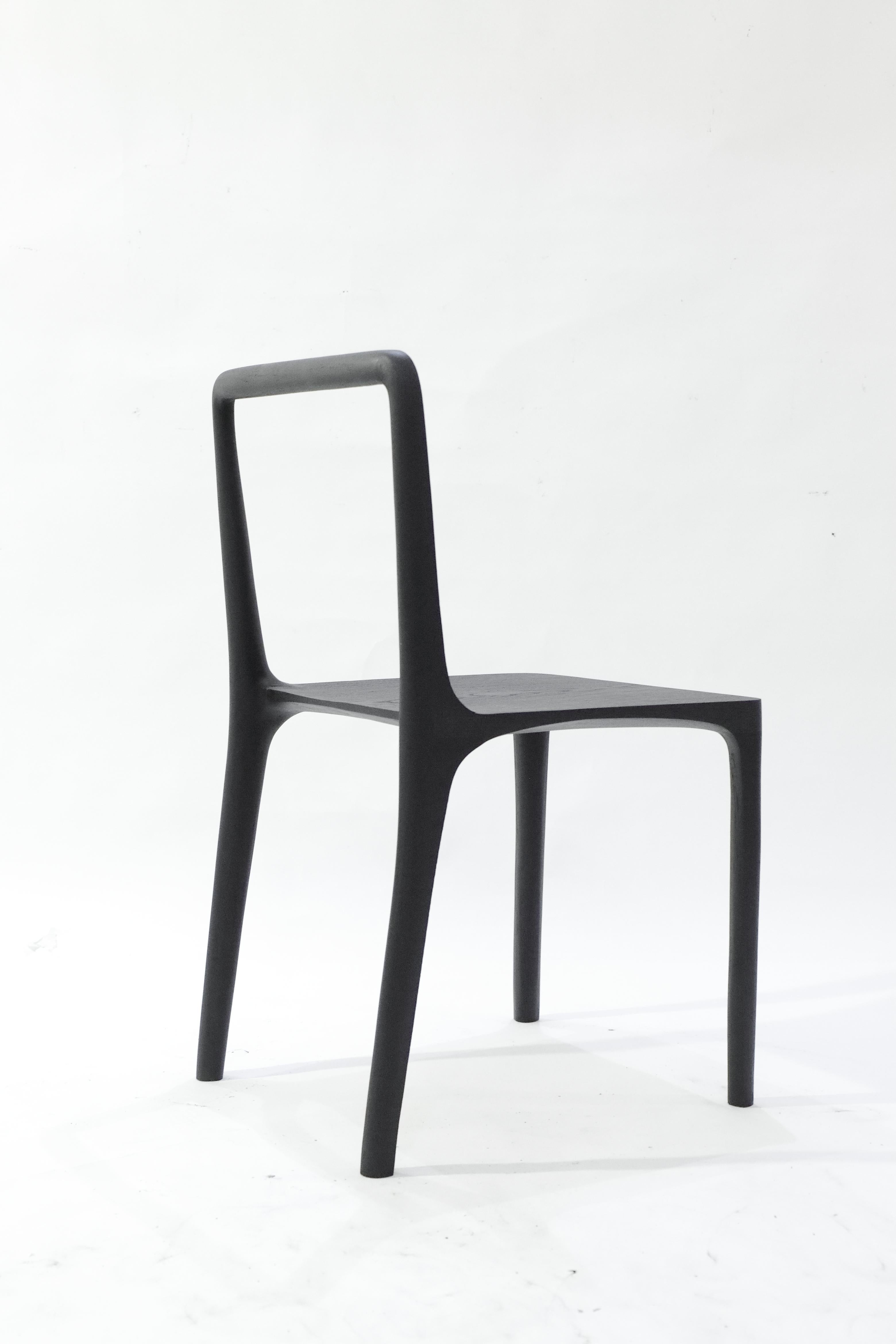 Modern Dot Chair, Hand-Sculpted and Signed by Cedric Breisacher For Sale