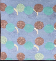 Fine Nepalese Rug by Keivan Woven Arts in Modern Design With Wool and Silk