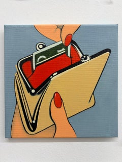 Buy something extra nice - Oil on Canvas, Pop Art, Painting, Signed