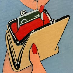 Buy something extra nice - Oil on Canvas, Pop Art, Painting, Signed