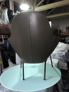 Fauteuil Tacchini vert à pois de Patrick Norguet