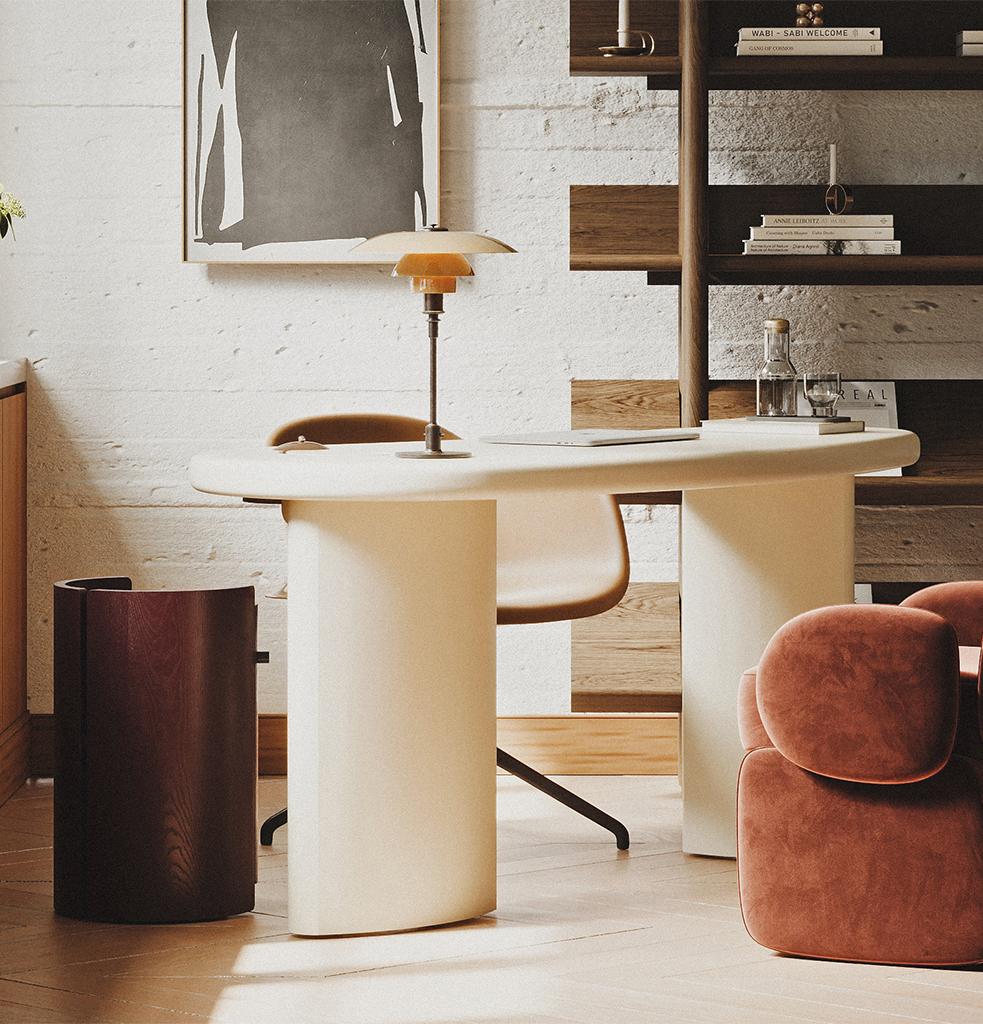 Bois Mini-armoire beige clair Hermhaus en vente