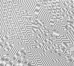 "STATIC" Pittura acrilica astratta 72" x 72" di Dot Dot