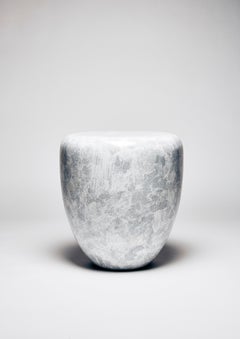 DOT S Hand-Crafted Eggshell Marquetry & Lacquer Side Table by Reda Amalou Design
