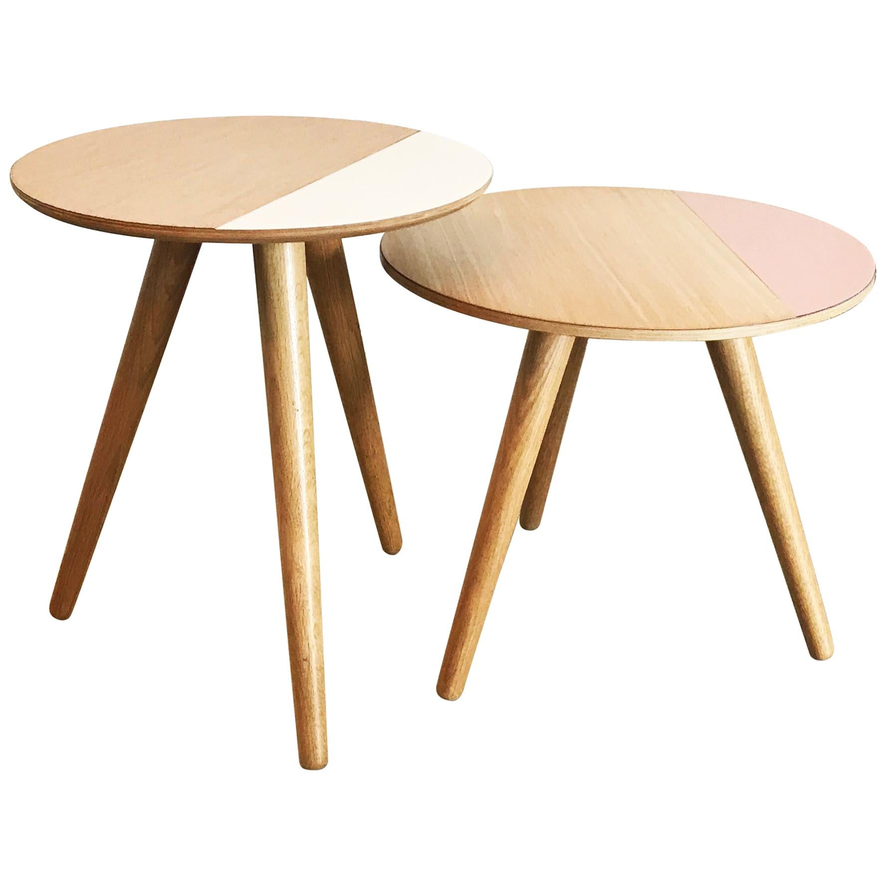 Dot Side Table Duo For Sale