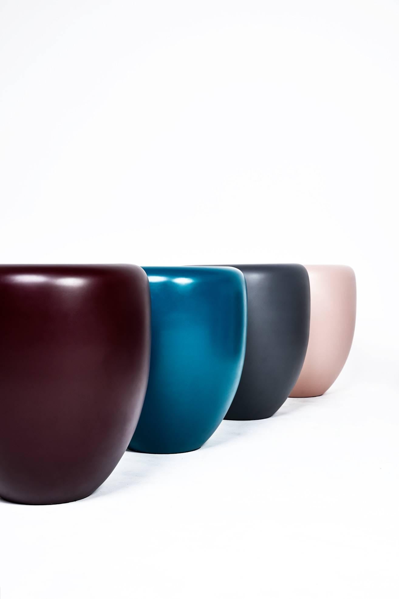Side Table, Deep Garnet DOT by Reda Amalou, 2018 - Glossy or matt lacquer For Sale 3