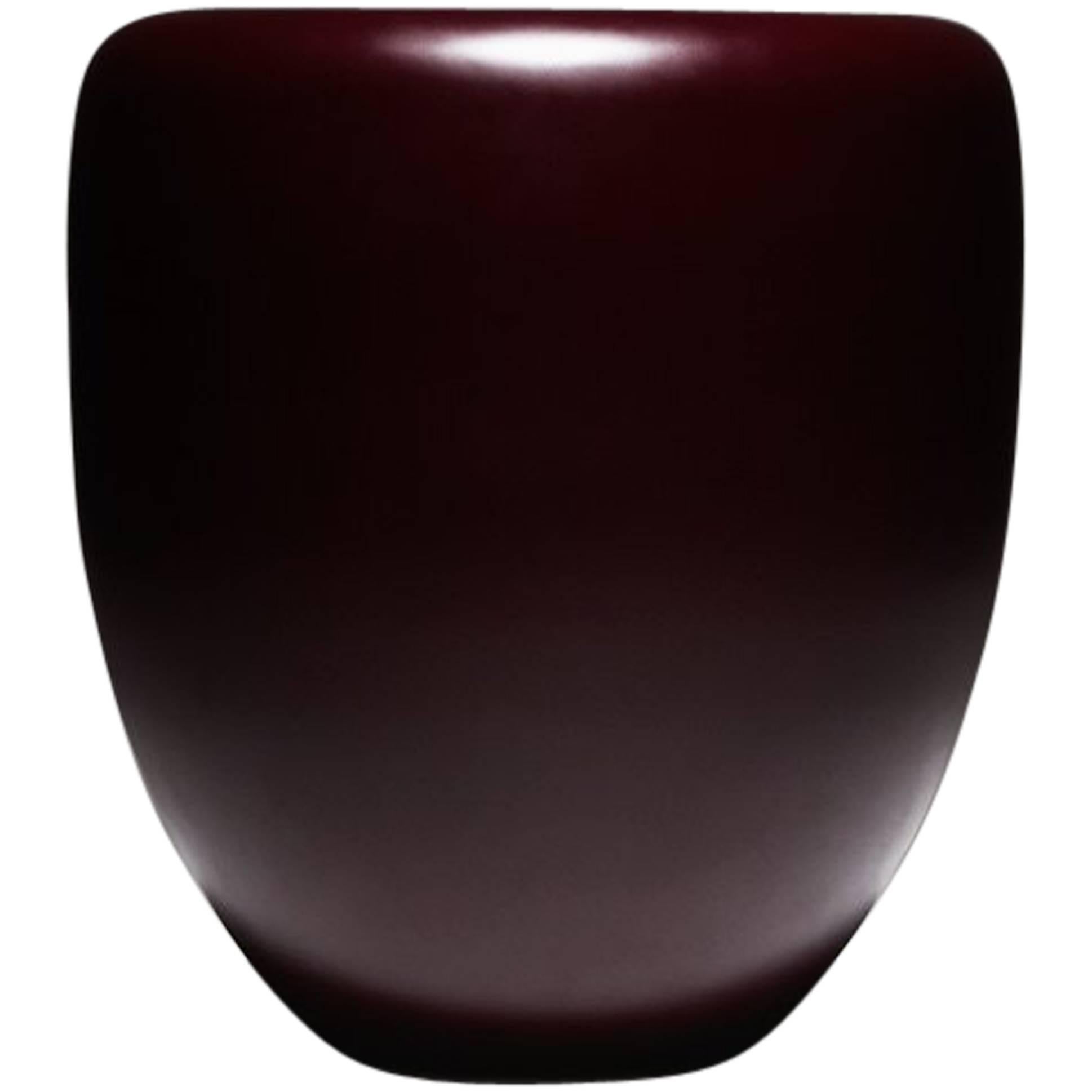 Side Table, Deep Garnet DOT by Reda Amalou, 2018 - Glossy or matt lacquer