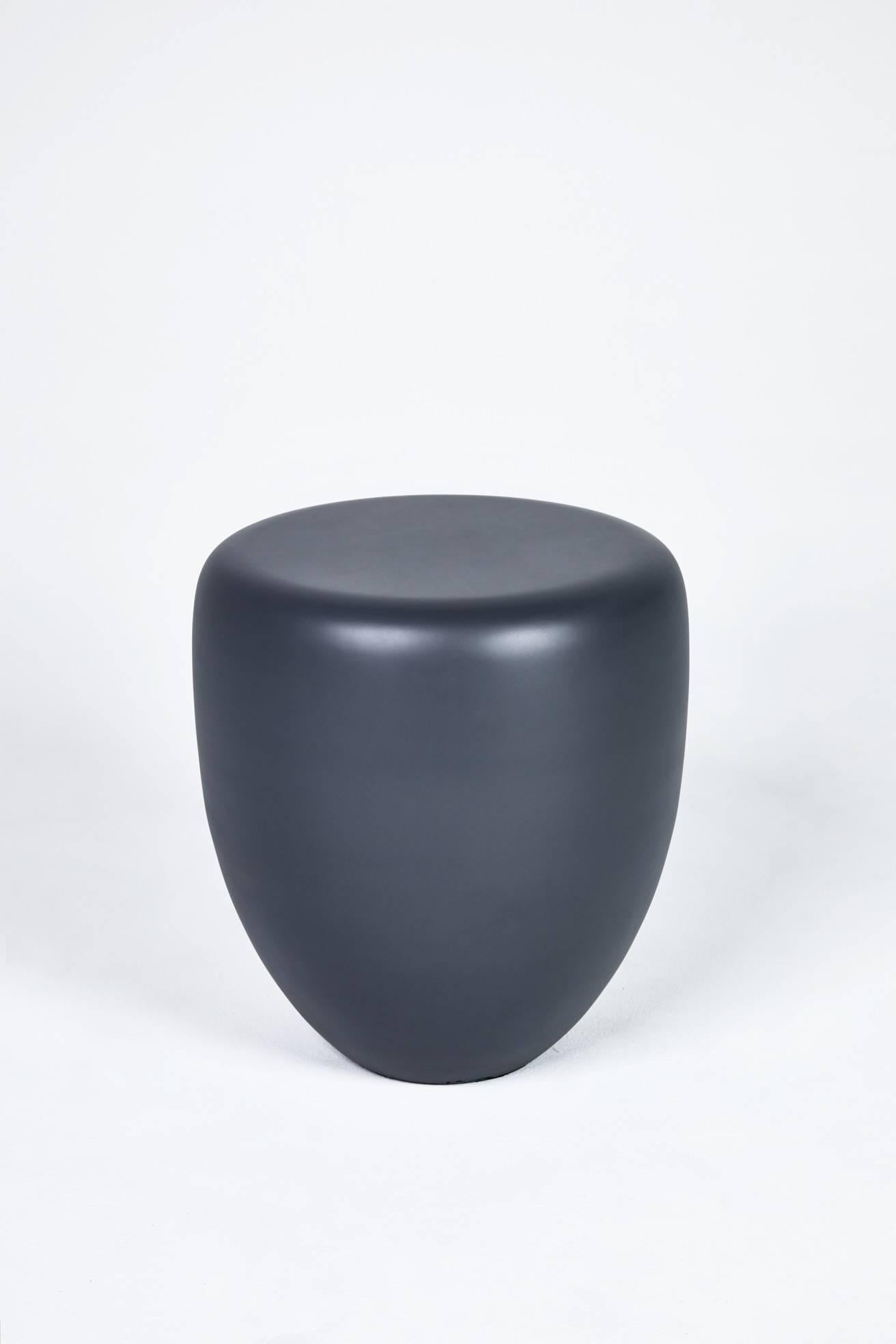 Side Table, Slate Grey DOT by Reda Amalou, 2017 - Glossy or mate lacquer For Sale 3